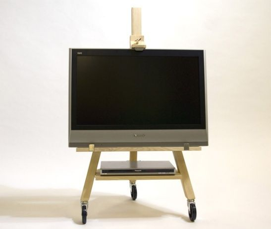 Featured Photo of 25 Collection of Small Tv Stands on Wheels