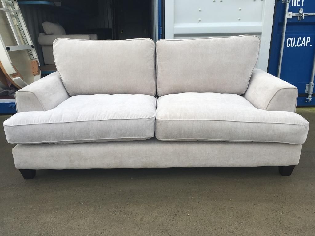 Dfs Tate Beige Fabric 3 Seater Sofa (ex Display) | In Lincoln With Regard To Tate Ii Sofa Chairs (View 13 of 25)