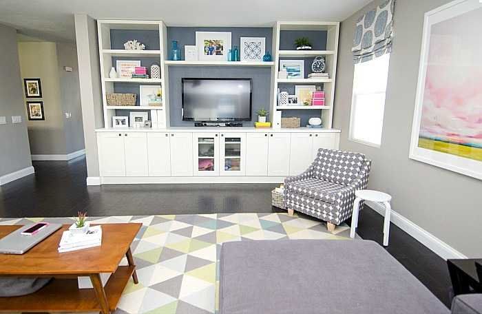Diy Built In Using Ikea Cabinets And Shelves Within Newest Ikea Built In Tv Cabinets (Photo 8 of 25)