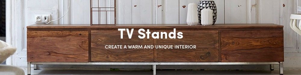 Favorite Mahogany Tv Stands Pertaining To Solid Wood Tv Stands – Oak, Teak, Mahogany Tv Stands – Tikamoon (Photo 6947 of 7825)