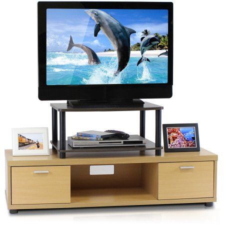 Furinno Turn N Tube No Tools 2 Tier Elevated Tv Stand For For Tvs Up With Regard To Favorite Tv Stands For Tube Tvs (Photo 6969 of 7825)