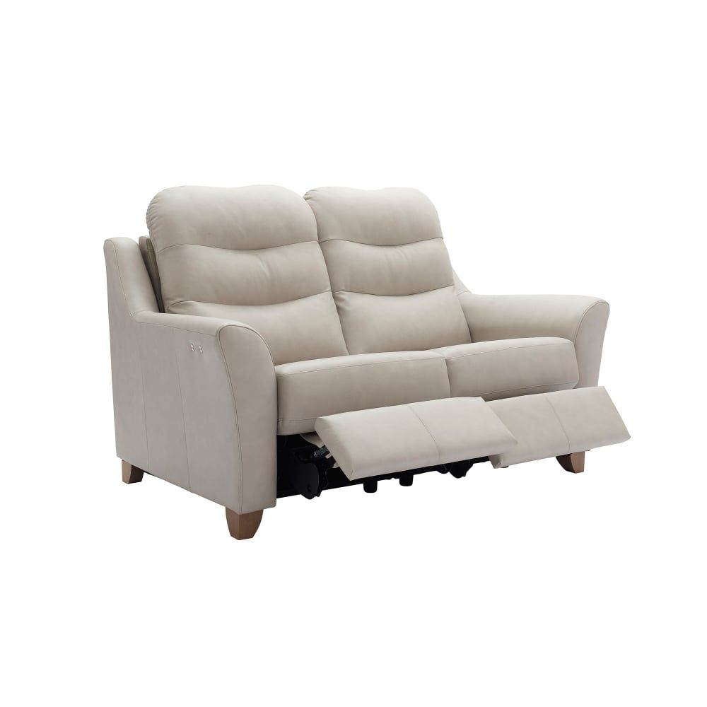 G Plan Tate Leather 2 Seater Recliner – Smiths The Rink Harrogate In Tate Ii Sofa Chairs (Photo 9 of 25)