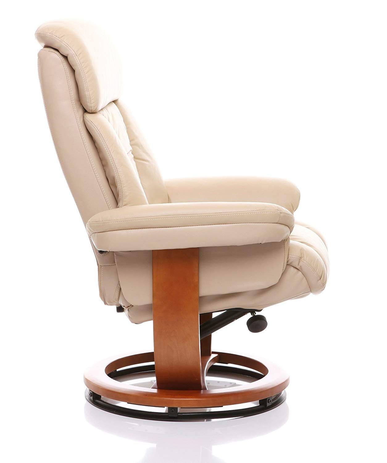 Gfa The Saigon Genuine Leather Recliner Swivel Chair Matching Throughout Amala Bone Leather Reclining Swivel Chairs (View 20 of 25)