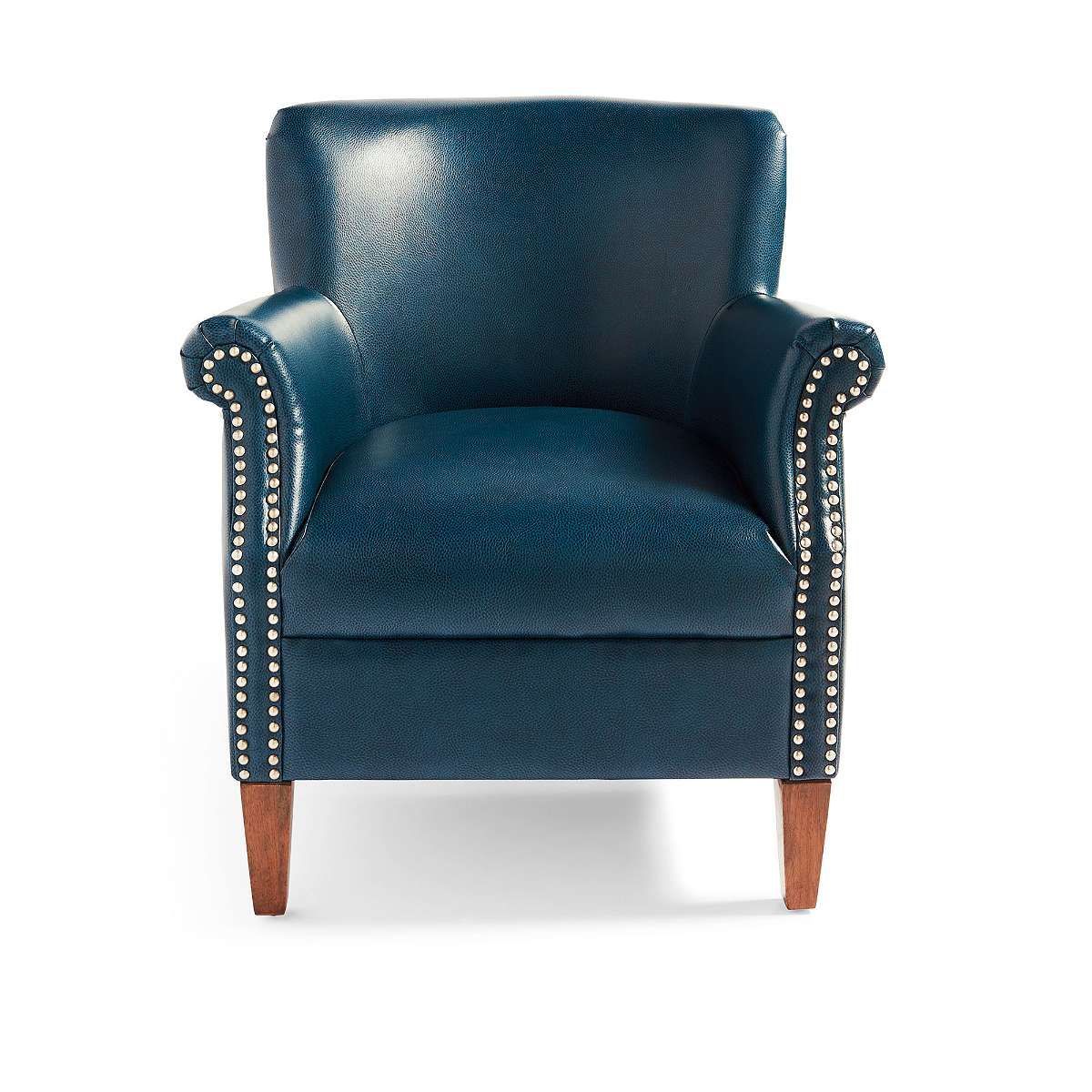 Grandin Road; Caspian Blue $399. | Meadows/waiting Room | Pinterest In Grandin Leather Sofa Chairs (Photo 6 of 25)