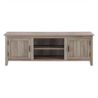 Gray – Tv Stands – Living Room Furniture – The Home Depot Within Widely Used Kenzie 72 Inch Open Display Tv Stands (Photo 8 of 25)