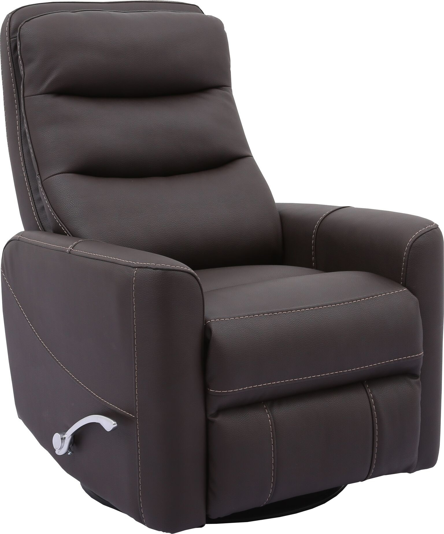 Hercules  Chocolate  Swivel Glider Recliner With Articulating Headrest Pertaining To Hercules Chocolate Swivel Glider Recliners (Photo 1 of 25)