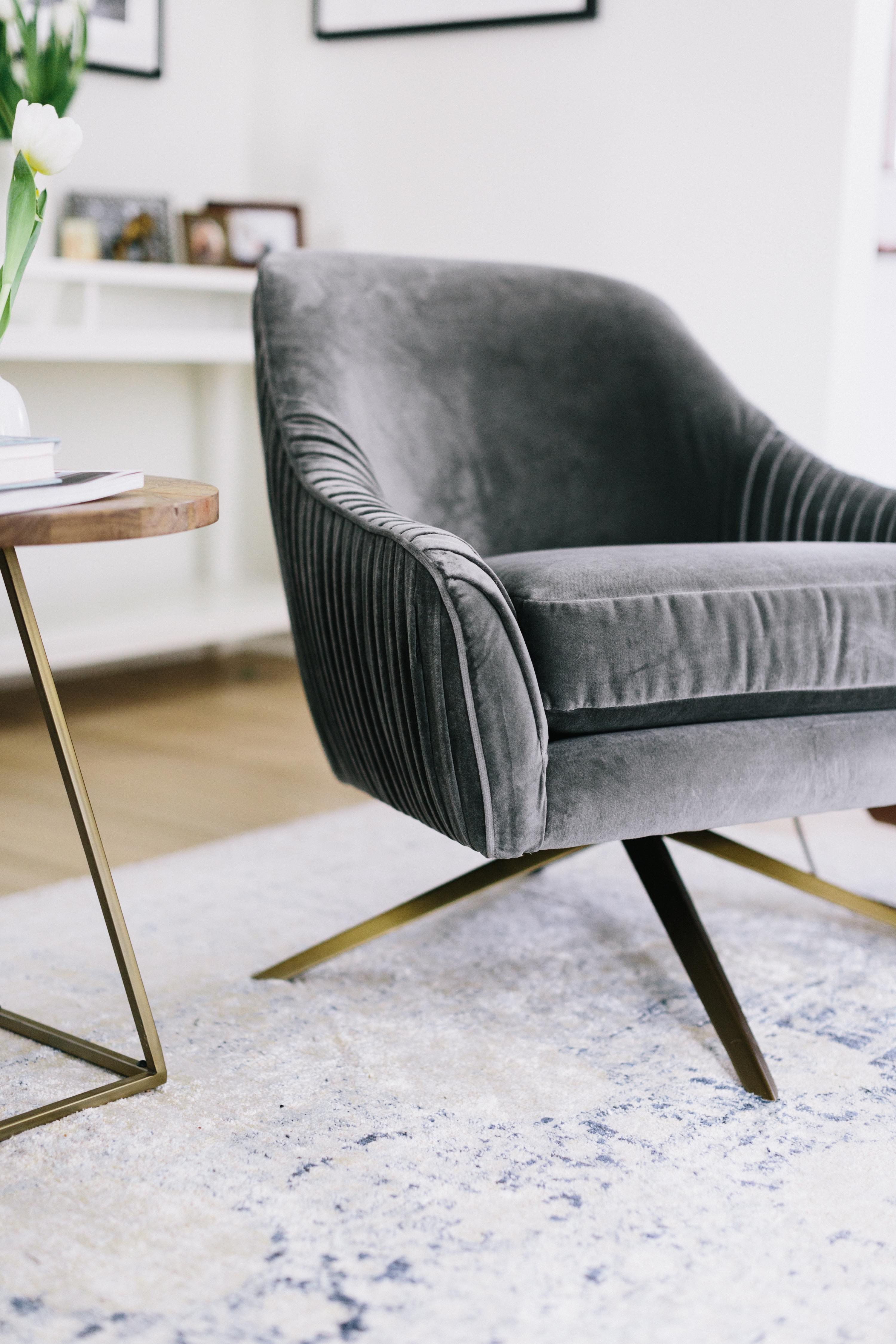 It Takes Two, Or A West Elm Roar + Rabbit Giveaway – Wit & Delight Intended For Nichol Swivel Accent Chairs (View 15 of 25)