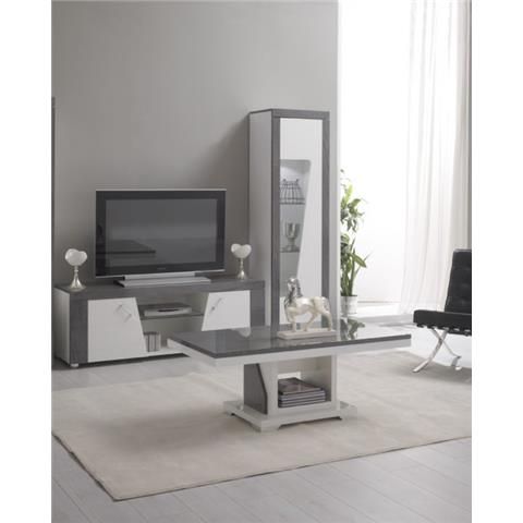 Italian Modern Dining Room Collection Regarding Well Liked Cream High Gloss Tv Cabinet (View 24 of 25)