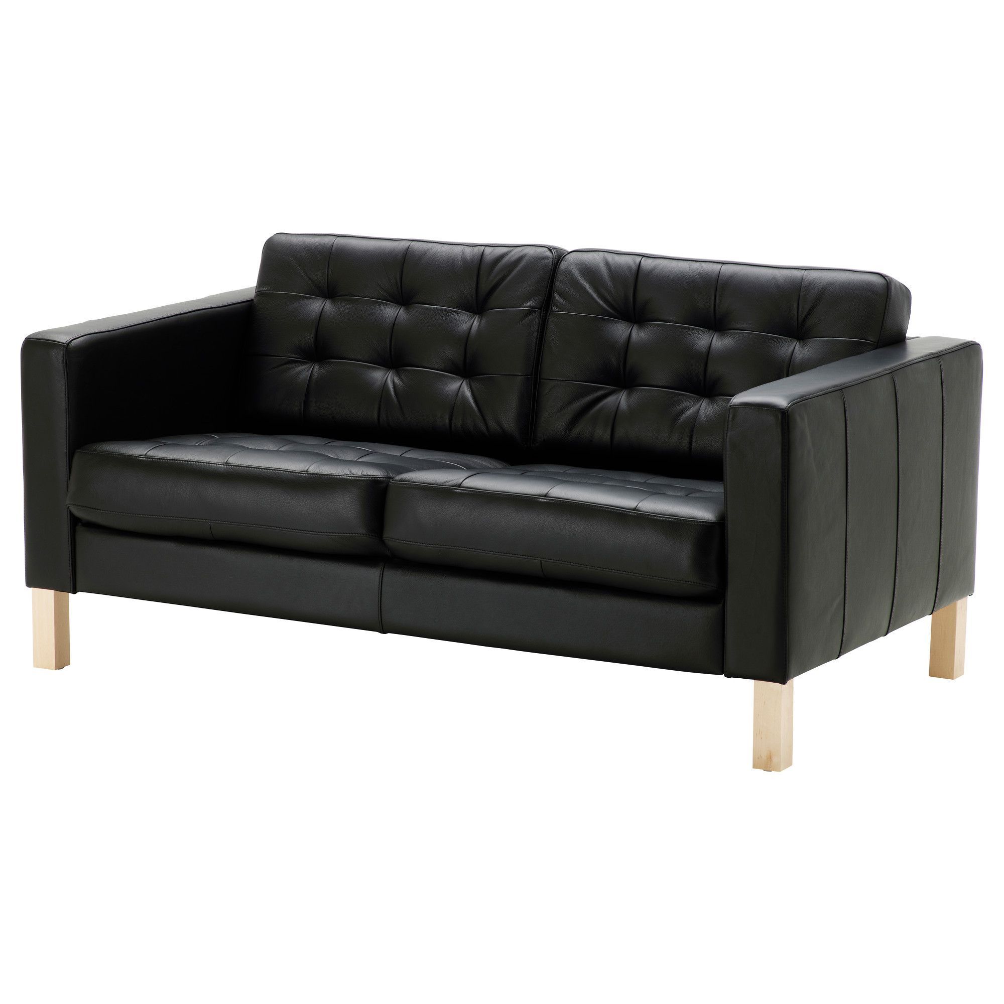Karlsfors Two Seat Sofa – Tufted/grann Black – Ikea | Mudo Regarding Ikea Sofa Chairs (View 7 of 25)
