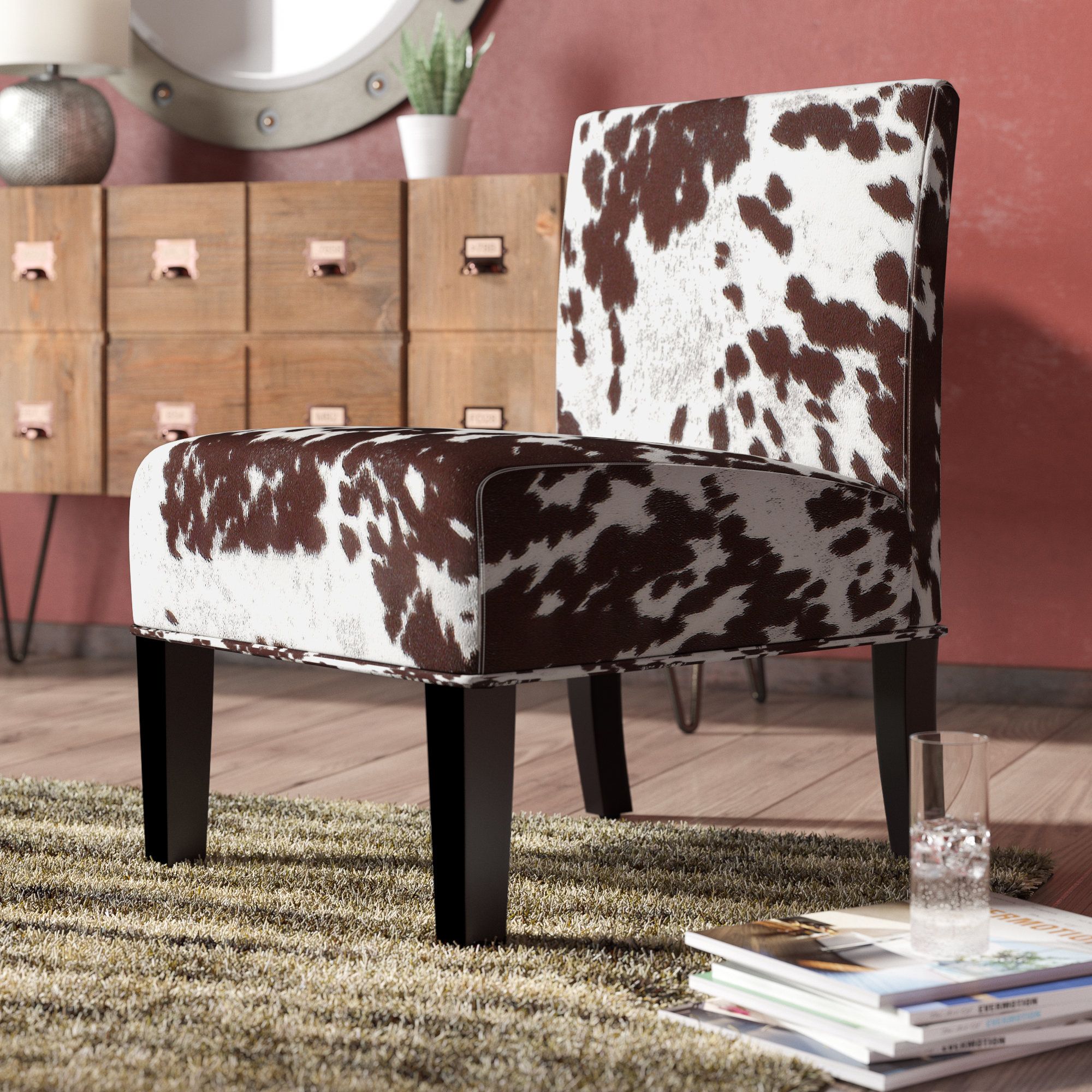 Kingstown Home Devon Slipper Chair & Reviews | Wayfair Inside Devon Ii Swivel Accent Chairs (View 20 of 25)