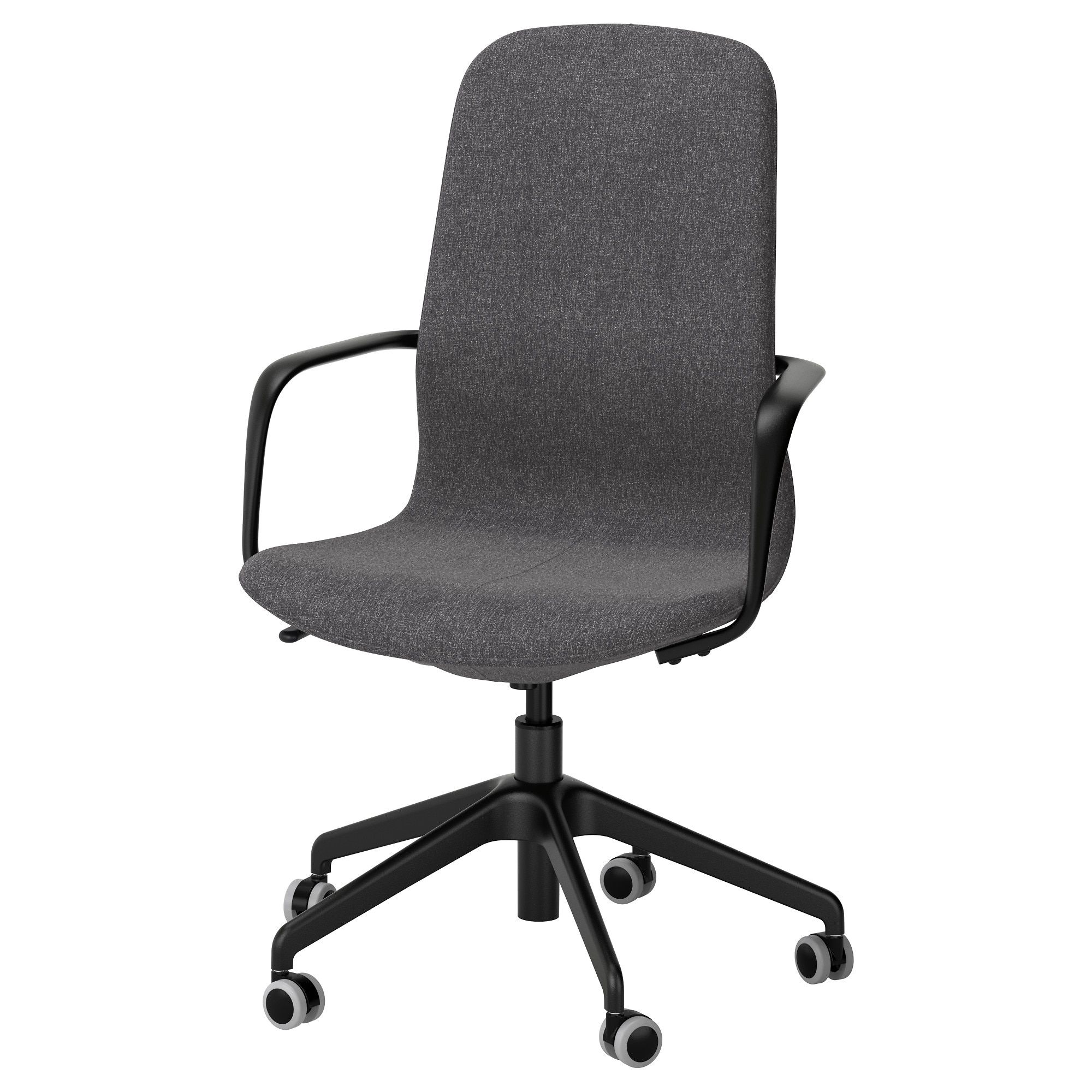 Långfjäll Swivel Chair Gunnared Dark Grey/black – Ikea In Dark Grey Swivel Chairs (Photo 5 of 25)