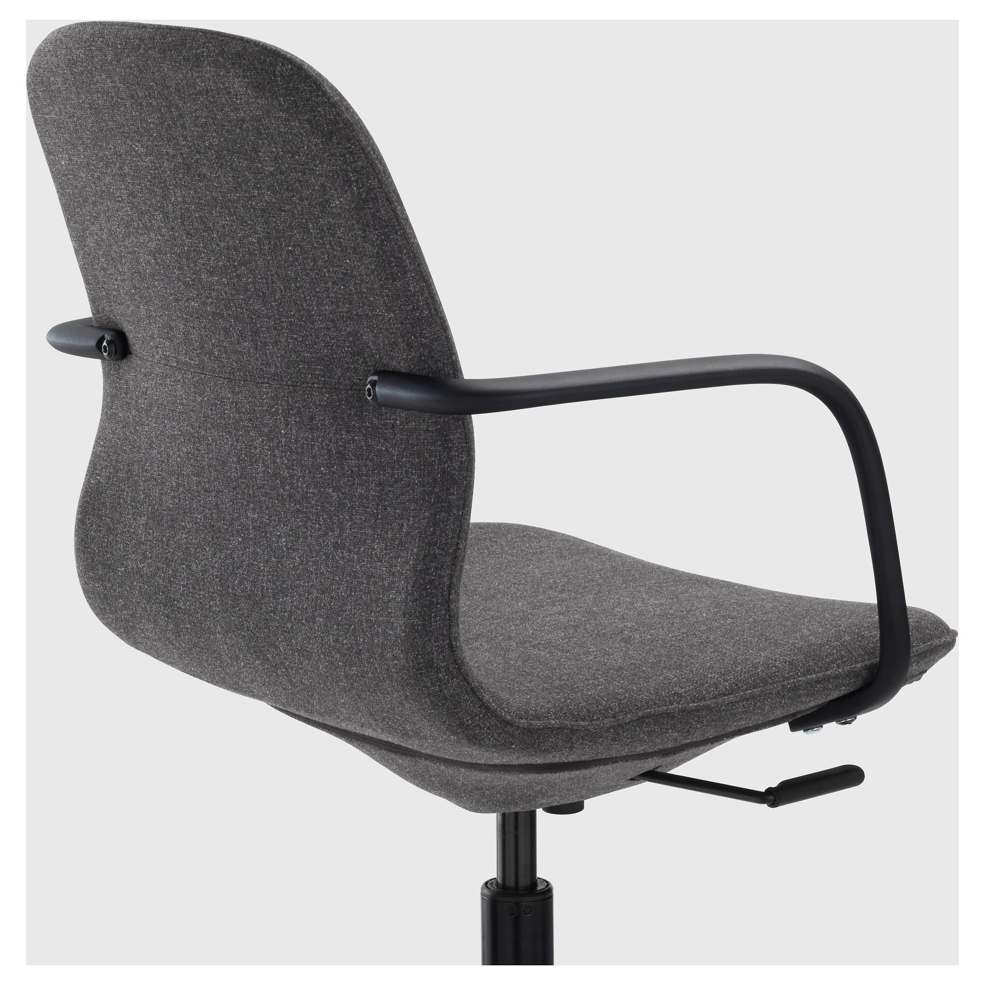 Långfjäll Swivel Chair Gunnared Dark Grey/black – Ikea With Regard To Dark Grey Swivel Chairs (Photo 3 of 25)