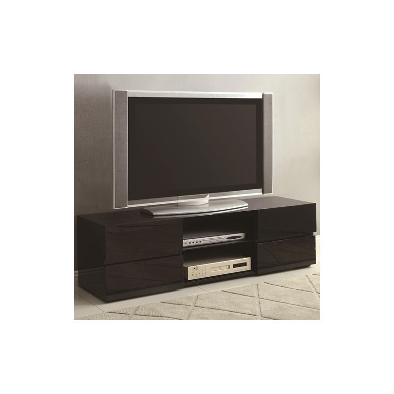 Latest Shiny Black Tv Stands Inside High Gloss Black Tv Stand (Photo 6846 of 7825)