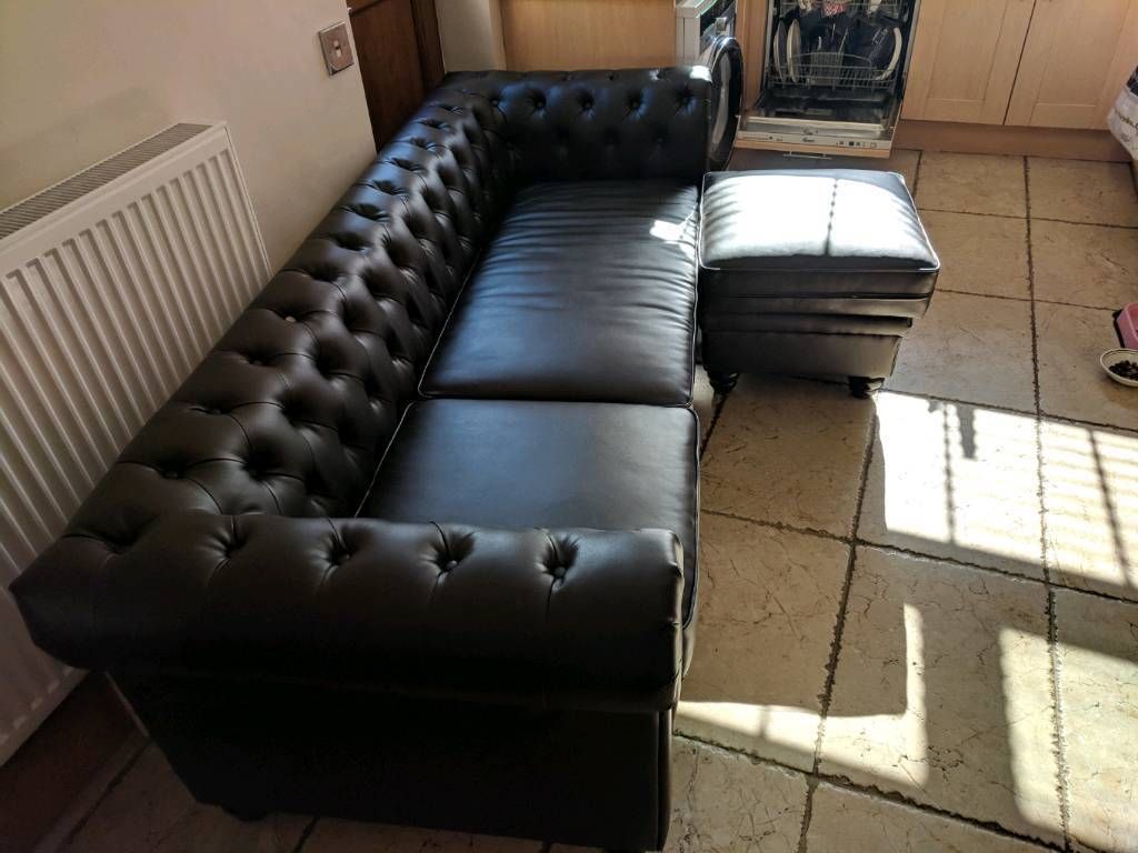 Leather Sofa | In Mansfield Woodhouse, Nottinghamshire | Gumtree Throughout Mansfield Cocoa Leather Sofa Chairs (Photo 17 of 25)