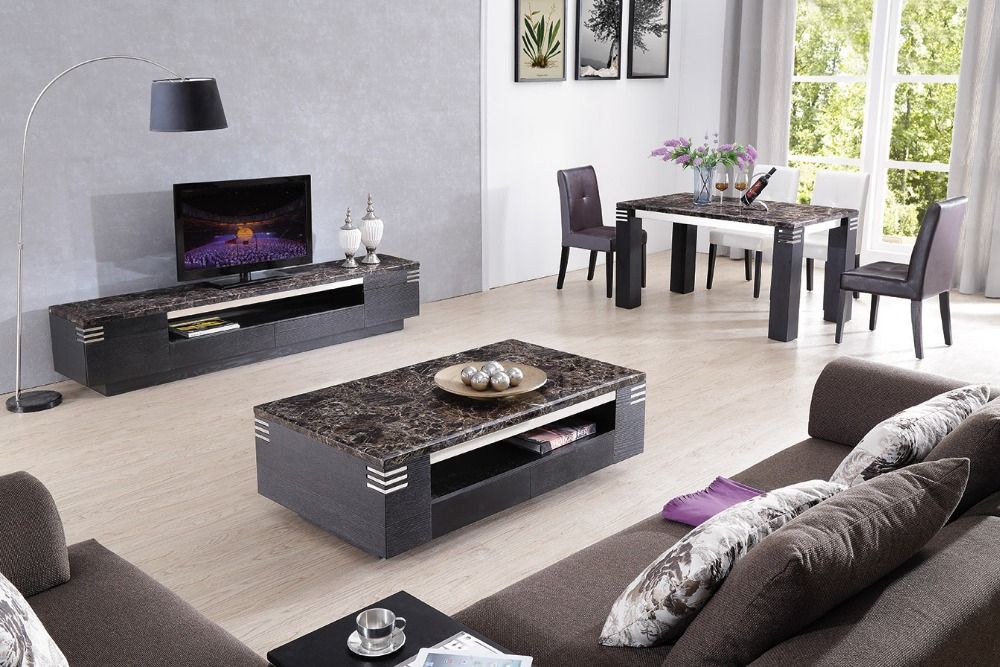 Lizz Black Living Room Furniture Tv Stand And Coffee Table Tv In Most Current Tv Cabinets And Coffee Table Sets (Photo 6661 of 7825)