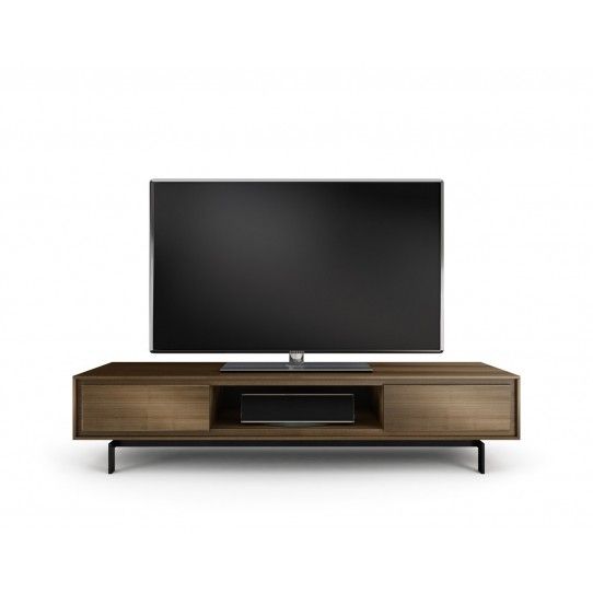 Low Viewing Natural Walnut Tv Cabinet – Signal 8323 Nw – Big Av Inside Favorite Walnut Tv Cabinets With Doors (Photo 6692 of 7825)