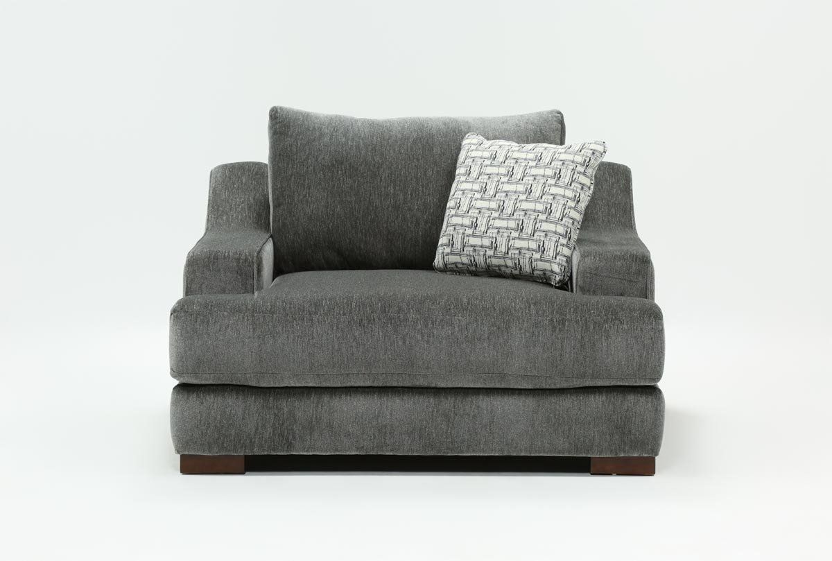 Maddox Oversized Chair | Living Spaces In Maddox Oversized Sofa Chairs (Photo 1 of 25)