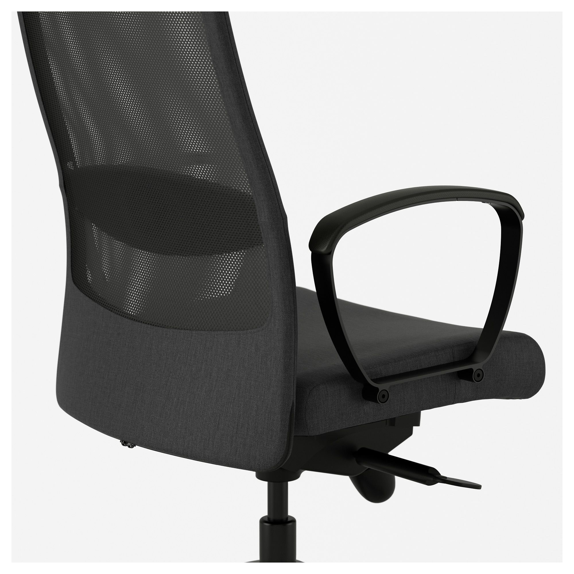 Markus Swivel Chair Vissle Dark Grey – Ikea With Dark Grey Swivel Chairs (Photo 7 of 25)