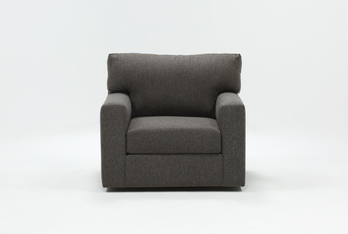 Mercer Foam Swivel Chair | Living Spaces Within Mercer Foam Swivel Chairs (Photo 1 of 25)