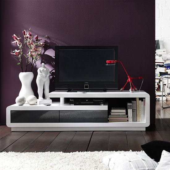 Modanuvo Modern White Grey High Gloss Tv Unit Cabinet Coffee Table Inside Well Liked Modern White Gloss Tv Stands (Photo 7204 of 7825)