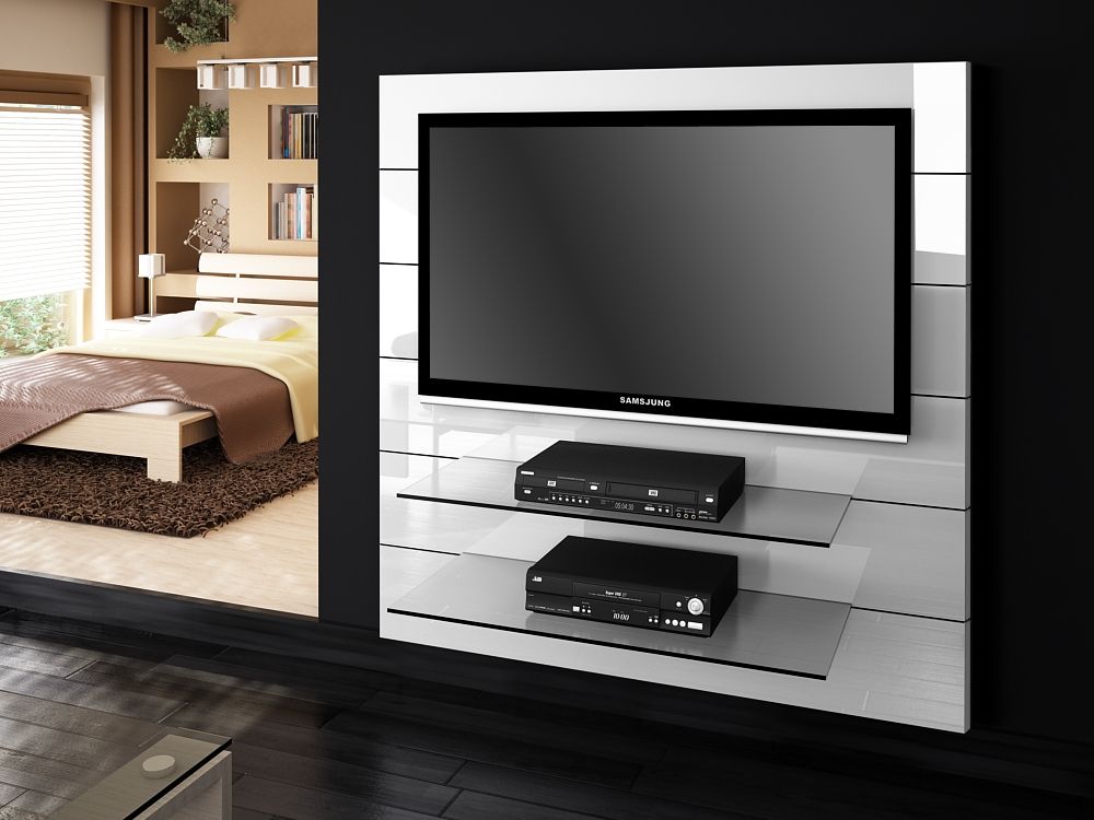 Modern Tv Stands With Well Known Modern White Gloss Tv Stands (Photo 7184 of 7825)