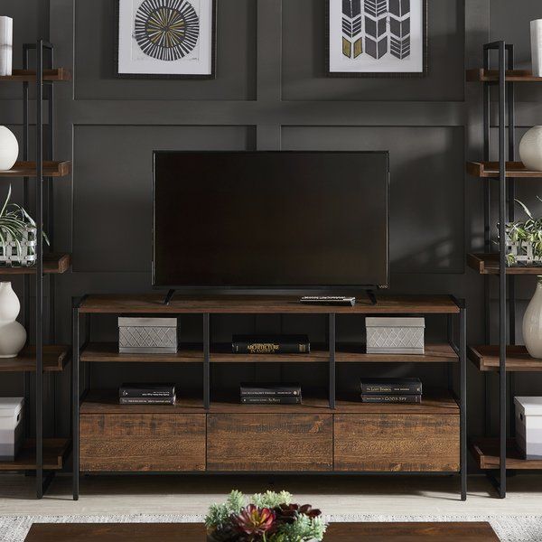 Most Current Rustic Tv Stands For Sale Throughout Shop Corey Rustic Brown Tv Stand Console Tablesinspire Q Modern (Photo 7521 of 7825)