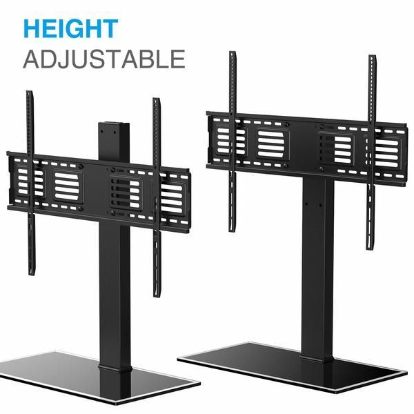 Most Current Tv Stands For Tube Tvs With Product Detail 10mm Black Tempered Glass,capacity For Shelf:143 Lbs (Photo 6973 of 7825)