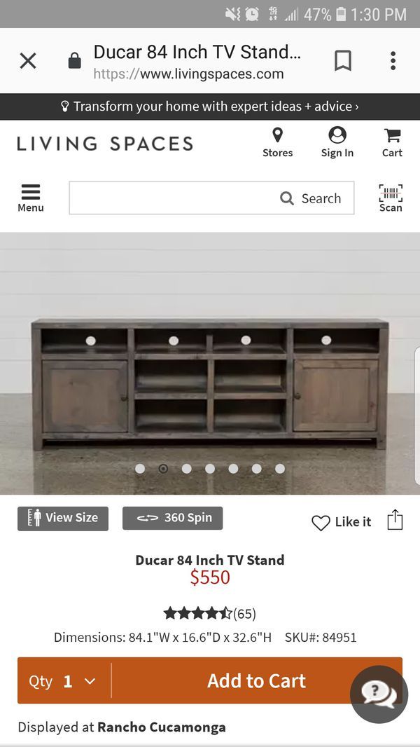 Most Popular Ducar 84 Inch Tv Stands For Tv Stand For Sale In Murrieta, Ca – Offerup (Photo 5 of 25)