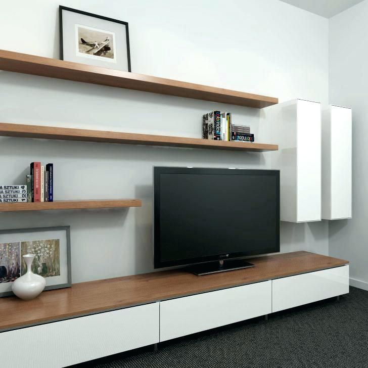 Most Popular Single Shelf Tv Stands With Regard To Cube Shelf Tv Stand Floating Wall Shelves Around Shelf Under (Photo 7316 of 7825)