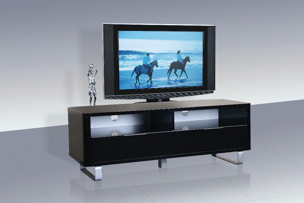 Most Recent Shiny Black Tv Stands With Accent, Tv Unit, High Gloss, Shiny, Black, Chic Design, Modern (Photo 6836 of 7825)
