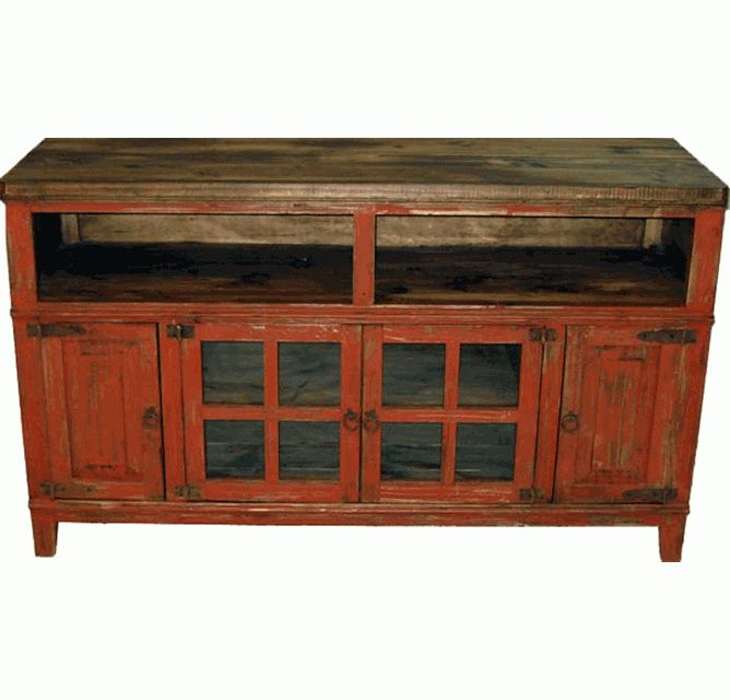 Most Recently Released Rustic Red Tv Stands Intended For Antique Red Tv Stand, Rustic Painted Red Tv Stand (Photo 7303 of 7825)