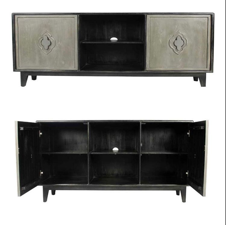 Moti Furniture – Spree Mandala 2 Door Plasma Stand In Blac Within Favorite Mayfield Plasma Console Tables (View 8 of 25)