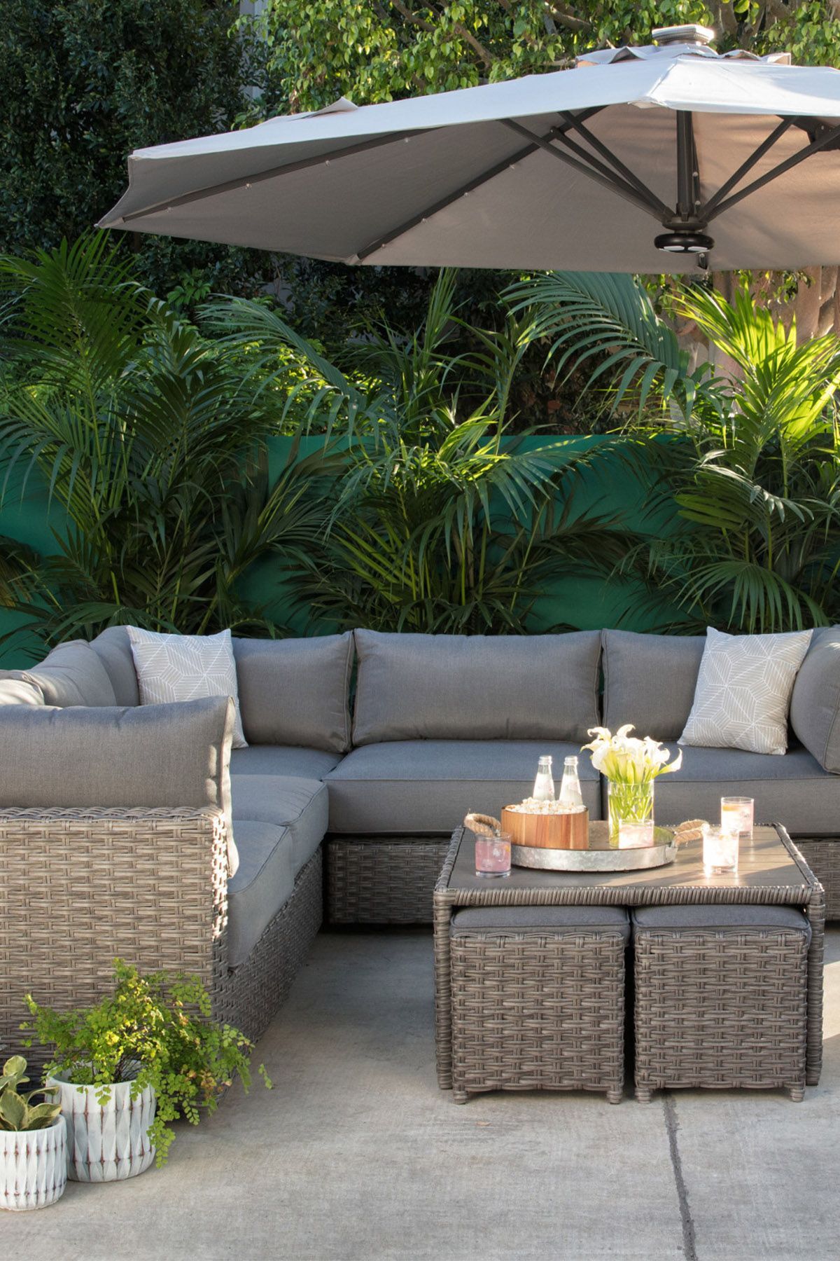 Our Koro Outdoor Sectional Brings Variety, Durability And Modularity With Outdoor Koro Swivel Chairs (View 7 of 25)