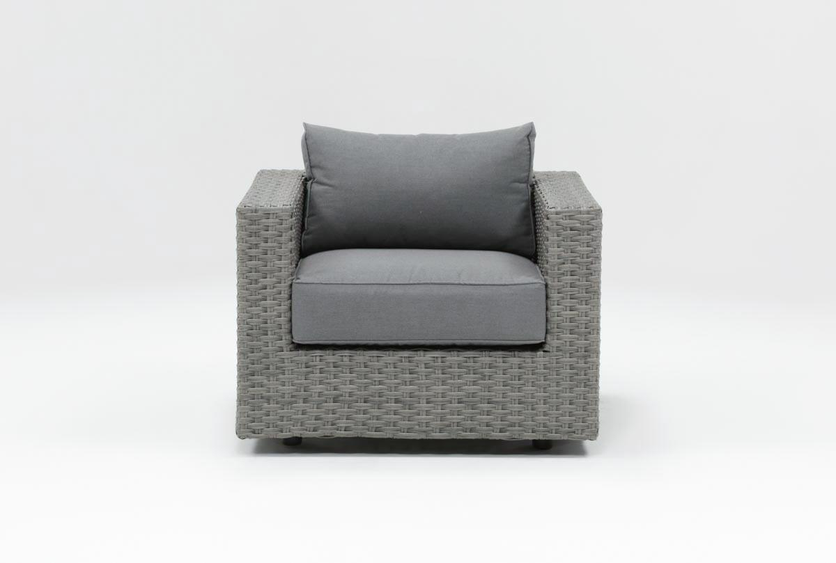 Outdoor Koro Lounge Chair | Living Spaces Regarding Outdoor Koro Swivel Chairs (Photo 1 of 25)