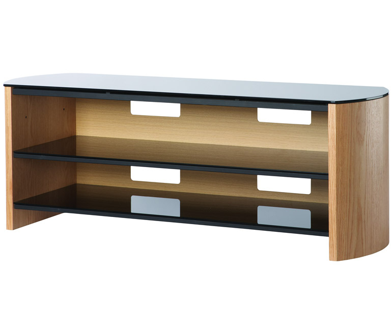 Popular Alphason Tv Cabinet Throughout Alphason Finewoods Fw1350 Light Oak Tv Stand – Alphason (Photo 1 of 25)