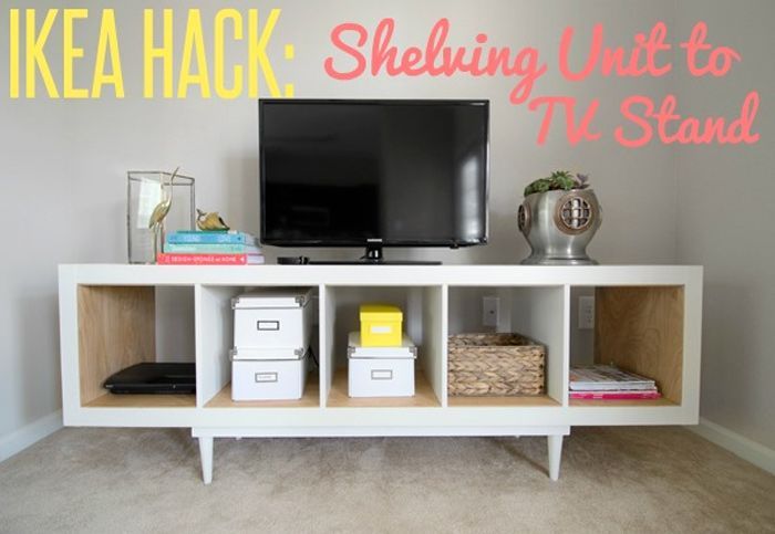 Recent Single Shelf Tv Stands For The Best Ikea Kallax Hacks And 20 Different Ways To Use Them (Photo 7330 of 7825)