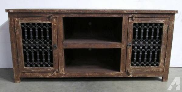 Recycled Wood, Rustic Tv Stand From India – On Sale!! For Sale In Regarding Best And Newest Rustic Tv Stands For Sale (Photo 7522 of 7825)