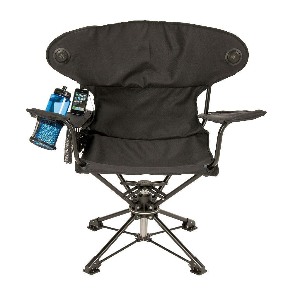 Revolve Chair – Swiveling Portable Chair With Speakers With Regard To Revolve Swivel Accent Chairs (Photo 1 of 23)