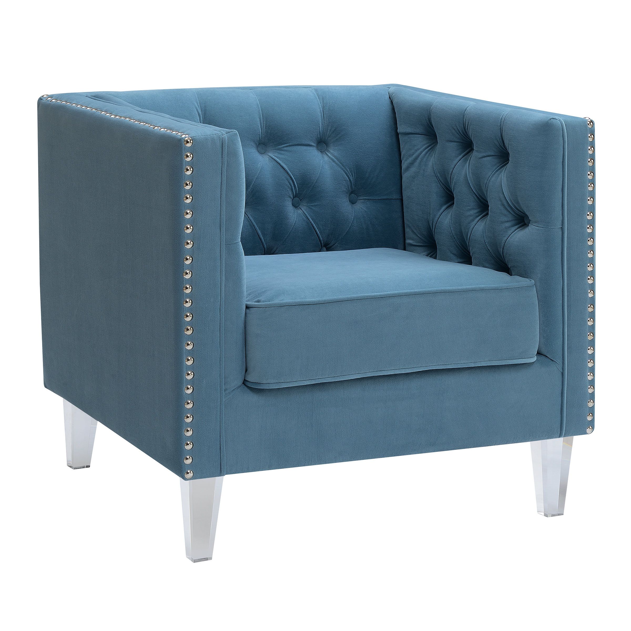 Rosdorf Park Kendra Armchair & Reviews | Wayfair With Amari Swivel Accent Chairs (View 13 of 25)