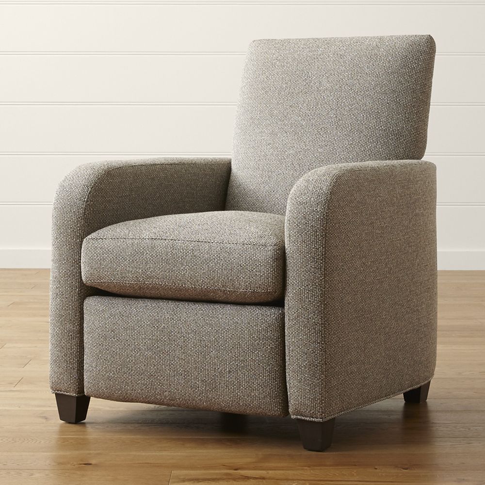Royce Recliner – Crate And Barrel | Recliner, Royce And Footrest Throughout Aidan Ii Swivel Accent Chairs (View 25 of 25)