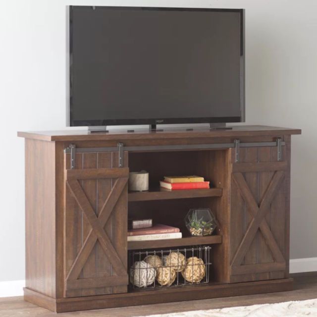Rustic Tv Stand Entertainment Center Media Storage Wood Farmhouse With Regard To Most Popular Rustic Tv Stands (Photo 7230 of 7825)