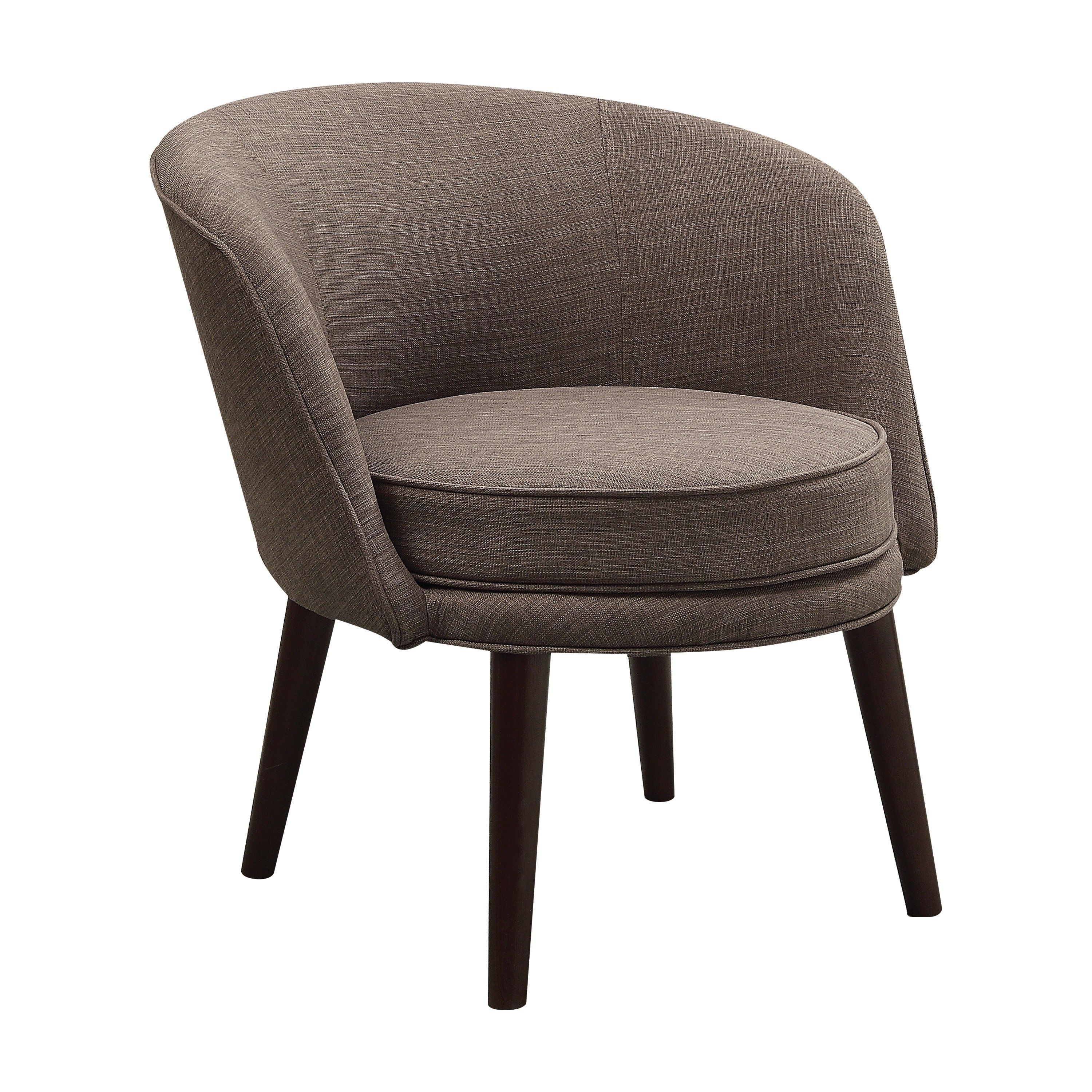 Shop Acme Amari Accent Chair In Stone Gray Linen – Free Shipping Inside Amari Swivel Accent Chairs (View 2 of 25)