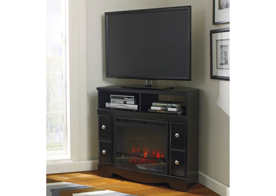 Showcase Furniture – Mt. Dora, Fl Shay Corner Tv Stand W/led Fireplace Throughout Well Liked Led Tv Cabinets (Photo 16 of 25)