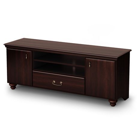 South Shore Noble Collection Dark Mahogany Tv Stand (Photo 6936 of 7825)
