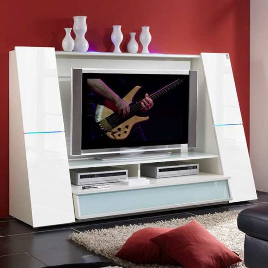 Star White Tv Entertainment Unit In High Gloss 66106 15176 Pertaining To Well Known Modern White Gloss Tv Stands (Photo 7198 of 7825)