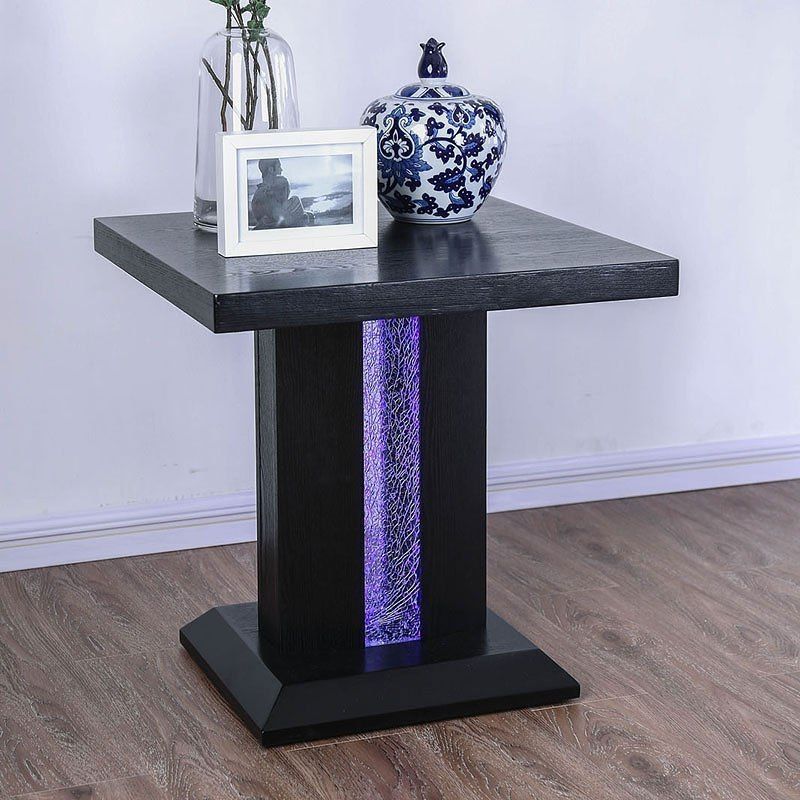 Tobias End Table W/ Led Lightsfurniture Of America (View 6 of 25)