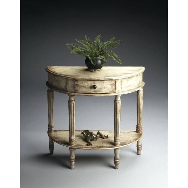 Trendy Clairemont Demilune Console Tables For Demilune Console Wall Mounted Console Table Demilune Console Table (Photo 19 of 25)