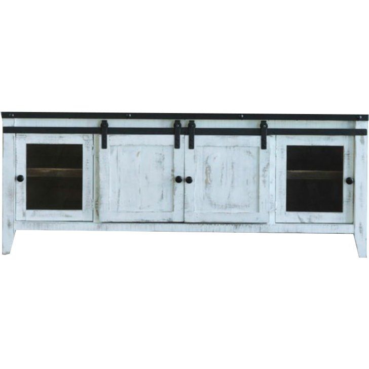 Trendy Rustic White Tv Stands Inside 68 Inch Modern Distressed White Tv Stand (Photo 7252 of 7825)