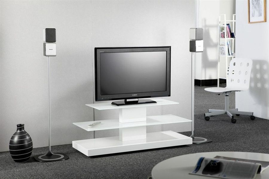 Trendy White Tv Stands For Flat Screens With Regard To Modern Contemporary Tv Stands For Flat Screen — All Contemporary (Photo 7463 of 7825)