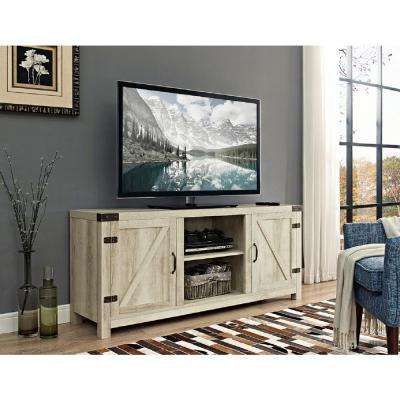 Walker Edison Furniture Company – White – Tv Stands – Living Room With Widely Used White Tv Stands For Flat Screens (Photo 7476 of 7825)